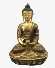 Asian Gilded Buddha Png, Transparent Png, Free Download