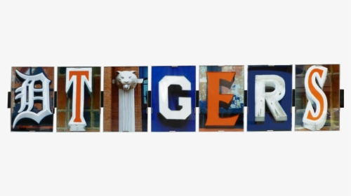 Detroit Tigers Word Art - Detroit Word Art, HD Png Download, Free Download