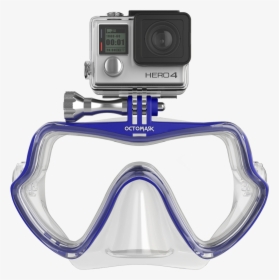 Frameless Dive Mask For Gopro - Octomask Gopro, HD Png Download, Free Download
