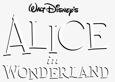 Transparent Alice In Wonderland Silhouette Png - Beauty And The Beast 2017 Title, Png Download, Free Download