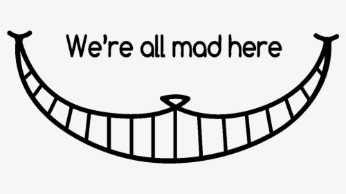 Collection Of Free Smile Drawing Cheshire Cat Download - Cheshire Cat Smile Drawing, HD Png Download, Free Download