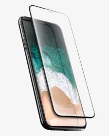 Apple Iphone X/xs/11 Pro Tempered Glass Black Bezel"  - Black Tempered Glass For Iphone X, HD Png Download, Free Download