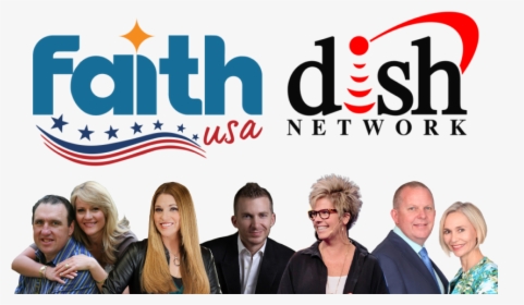 Faith Usa Dish Network - Transparent Dish Network Logo, HD Png Download, Free Download