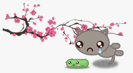 Transparent Kawaii Bed Clipart - Cherry Blossom, HD Png Download, Free Download