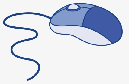 Blue Computer Mouse - Computer Mouse Clipart, HD Png Download, Free Download