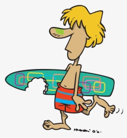 Cool Clipart Dude - Surfer Dude Clipart, HD Png Download, Free Download