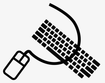 Keyboard Mouse Peripherals Free Picture - Keyboard And Mouse Vector, HD Png Download, Free Download
