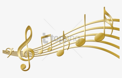 Free Png Download Color Music Notes Png Png Images - Gold Music Notes Transparent Background, Png Download, Free Download