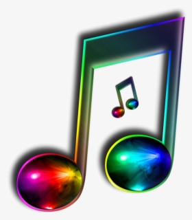 #music #note #music Note #love Music #rainbow #colorful - Rainbow Musical Notes Transparent, HD Png Download, Free Download