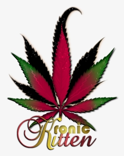 Kronic Kitten Cannabis Logo Designed By Niche - Illustration, HD Png Download, Free Download