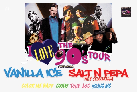 I Love The 90s Png - Love The 90's Tour, Transparent Png, Free Download