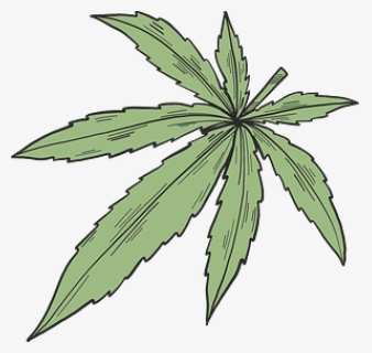 Marijuana Clipart - Illustration, HD Png Download, Free Download