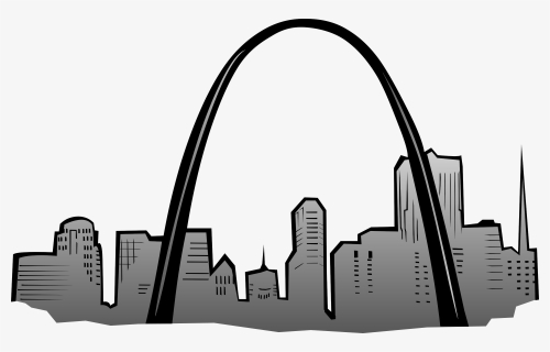 Transparent Houston Skyline Outline Png - Clip Art St Louis Arch, Png Download, Free Download