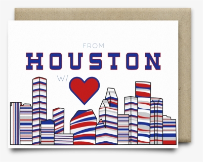 From Houston With Love Card - Heart, HD Png Download, Free Download