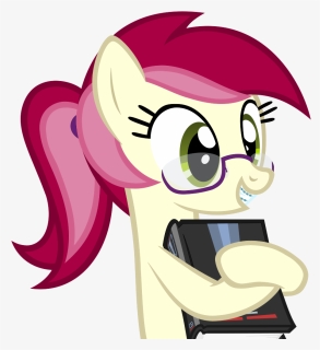 Kody02, Book, Braces, Earth Pony, Female, Glasses, - Cartoon, HD Png Download, Free Download