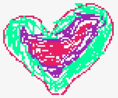 A Rainbow Heart - Heart, HD Png Download, Free Download