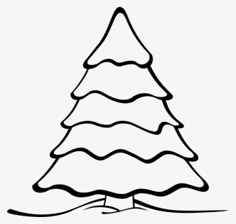Christmas Ornament Black And White Black And White - Christmas Tree Coloring Pages, HD Png Download, Free Download