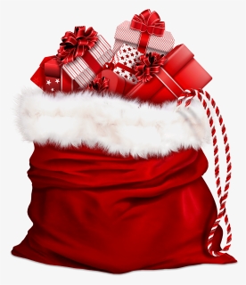 Christmas Santa Bag Png, Transparent Png, Free Download
