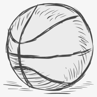 Swish 101 & The Swish Brand - Sketch Basket Ball, HD Png Download, Free Download