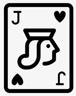 Gato De Corazones Icon - Jack Of Spades Black And White, HD Png Download, Free Download