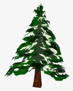 Winter Tree Clipart - Christmas Tree, HD Png Download, Free Download