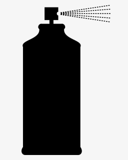 Simple Spray Clip Arts - Spray Paint Can Silhouette, HD Png Download, Free Download