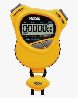 Robic 1000w Dual Stopwatch/countdown Timer- Yellow - Stopwatch In Arnis, HD Png Download, Free Download