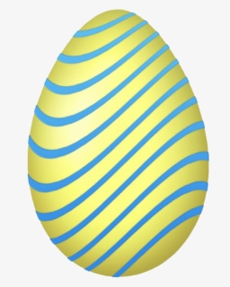 Yellow Easter Egg Transparent Background - Easter Egg Transparent Background, HD Png Download, Free Download
