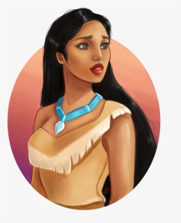 Pocahontas Portrait By Lornakelleherart - Princess Pocahontas Portrait, HD Png Download, Free Download