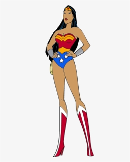 Princess Pocahontas As Wonder Woman By Darthranner83 - Pocahontas As Wonder Woman, HD Png Download, Free Download