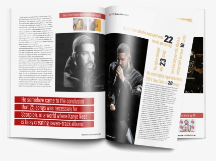 Drake Magazine Inner Page 1 - Magazine, HD Png Download, Free Download