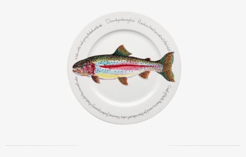 Rainbow Trout Presentation Plate - Trout, HD Png Download, Free Download