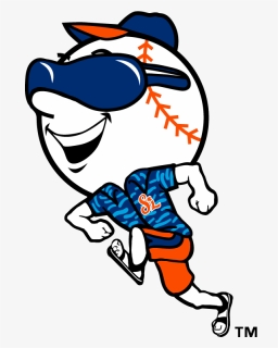 Mr Met On Vacation In Port St - St Lucie Mets Logo, HD Png Download, Free Download