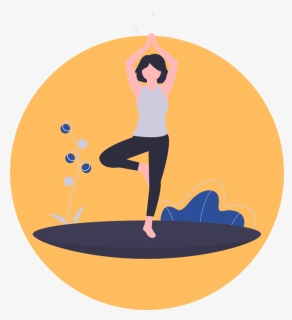 300DPI Yoga Positive Life Bel Art Design PNG Download Meditation