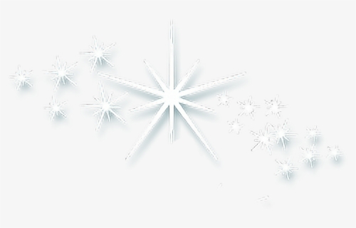 #white #star #sparkle #glitter #shine #spark #decor - Wrapping Paper, HD Png Download, Free Download