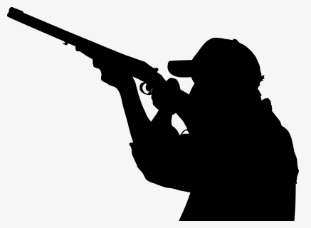 American With Gun Silhouette Png, Transparent Png, Free Download