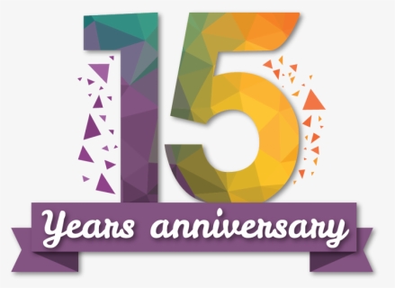 Anniversary Clipart 15 Year, Anniversary 15 Year Transparent - 15 Years Anniversary Logo Png, Png Download, Free Download