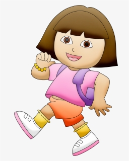 Dora The Explorer Clip Art - Cartoon, HD Png Download, Free Download