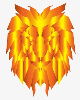 Prismatic Polygonal Lion Face 3 Clip Arts - Polygonal Lions, HD Png Download, Free Download