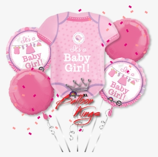 It"s A Girl Balloons For Kids - Its A Girl Balloons Bouquet, HD Png Download, Free Download