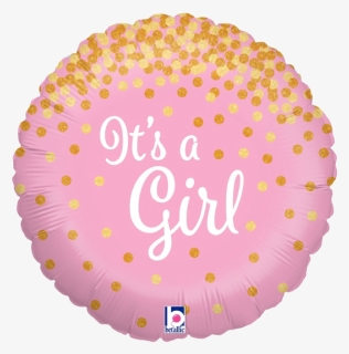 Glittering It"s A Girk Foil Balloon - It's A Girl Balloon, HD Png Download, Free Download