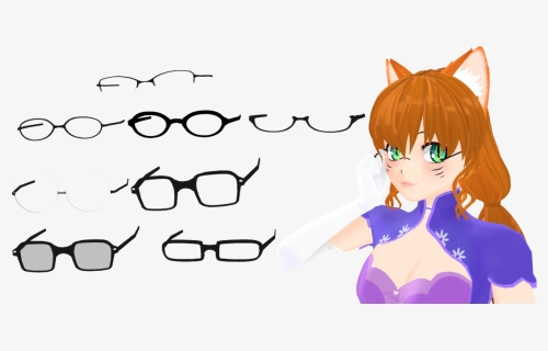 Transparent Anime Glasses Png - Anime Glasses Png, Png Download, Free Download