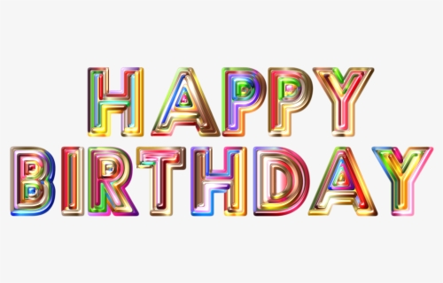 Happy Birthday Word Art - Happy Birthday Background Wallpaper Hd, HD Png Download, Free Download
