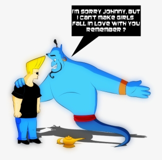 Johnny Bravo With Genie-ube435 - Johnny Bravo Major Man, HD Png Download, Free Download