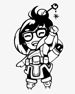 Vector From Mei From Overwatch Sprays “scetch” Really - Mei Overwatch Hong Kong Protest, HD Png Download, Free Download