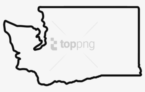 Free Png Washington State Png Image With Transparent - Washington State Outline Transparent, Png Download, Free Download