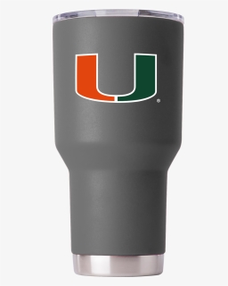 Miami Hurricanes 30 Oz Gray Tumbler - Soft Drink, HD Png Download, Free Download