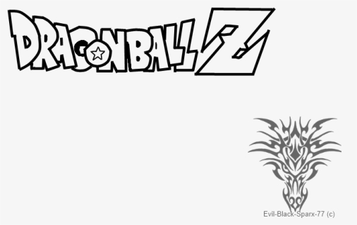 Dragon Ball Z Logo Sketch, HD Png Download, Free Download