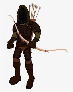Ranger Archer Clipart - Soldier Png Bow, Transparent Png, Free Download