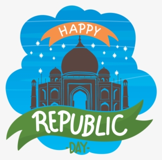 Transparent India Republic Day Logo Turquoise Font - Republic Day In Advance, HD Png Download, Free Download